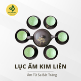  Bộ ấm chén trà Lục Ẩm Kim Liên - Ấm chén Tử Sa Bát Tràng cao cấp - Thuận Trà Thái Nguyên 