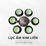  Bộ ấm chén trà Lục Ẩm Kim Liên - Ấm chén Tử Sa Bát Tràng cao cấp - Thuận Trà Thái Nguyên 
