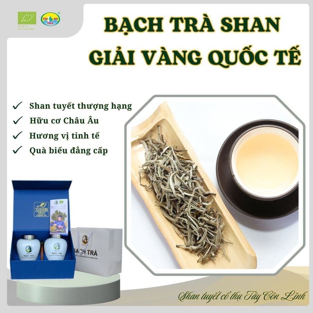  Set Quà Bạch Trà Shan Tây Côn Lĩnh – Giải Vàng Quốc Tế 