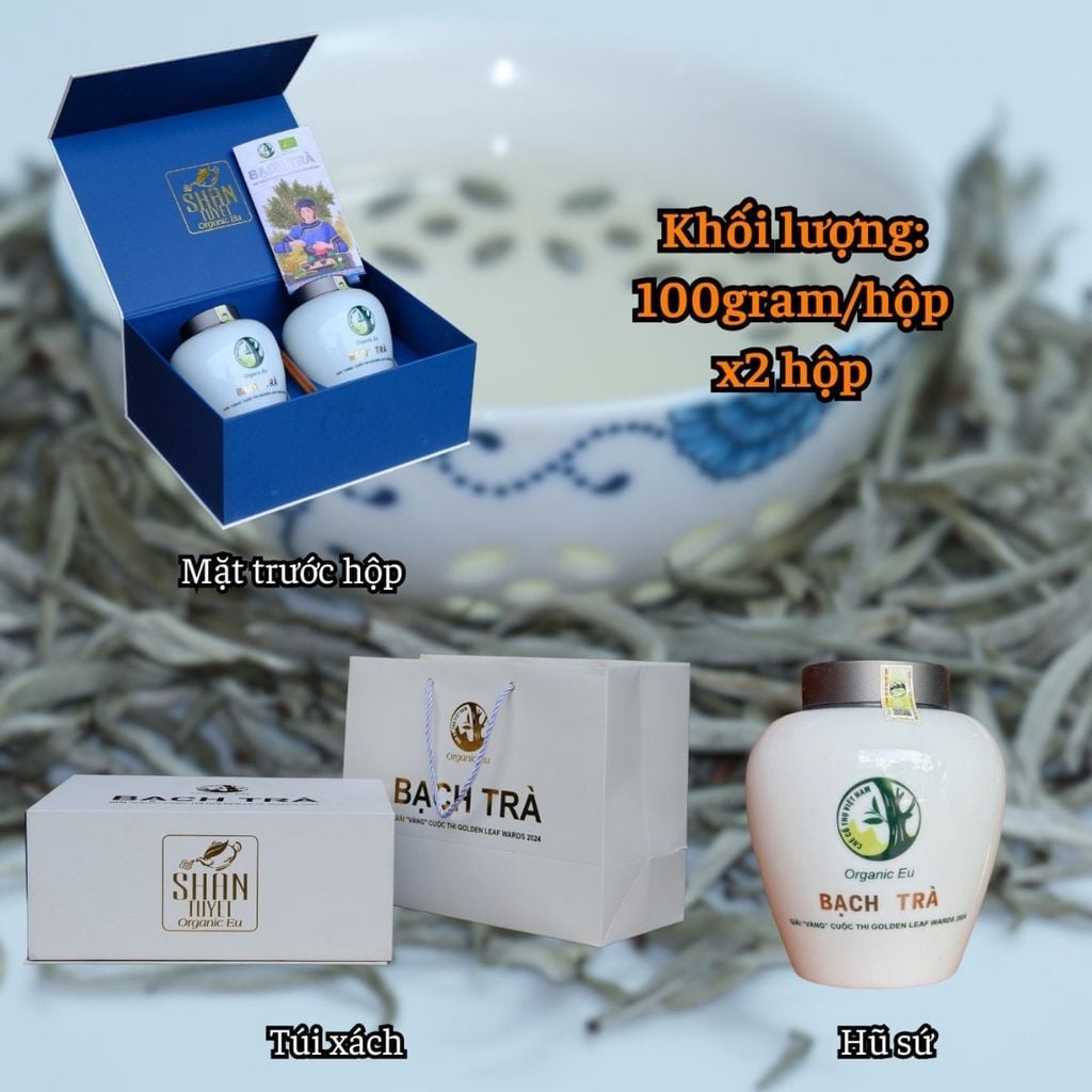  Set Quà Bạch Trà Shan Tây Côn Lĩnh – Giải Vàng Quốc Tế 