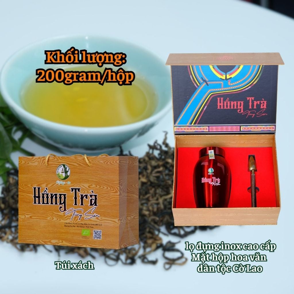  Set Quà Hồng Trà Túng Sán – Hộp Biếu Shan Tuyết Cổ Thụ 