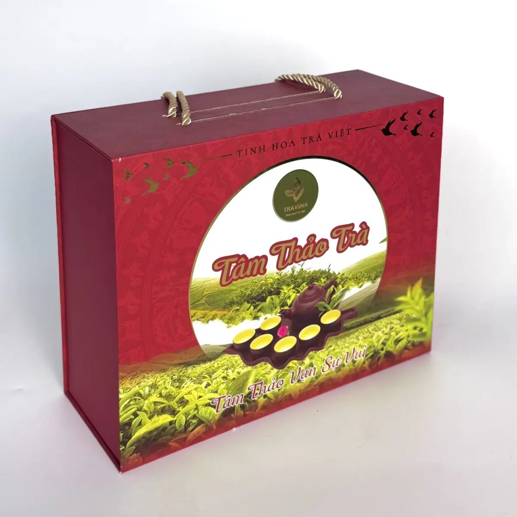  Set Quà Tâm Thảo Trà – Hộp Quà Trà Thái Nguyên Cao Cấp 