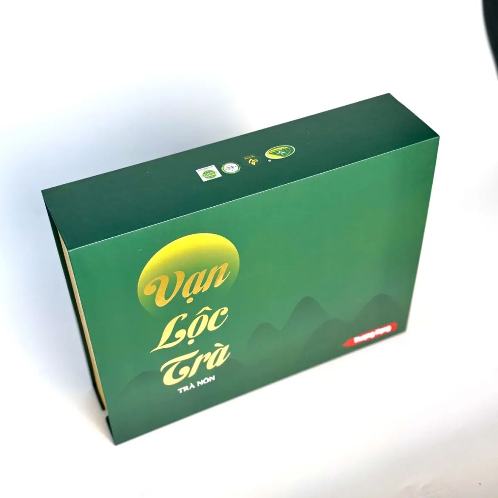  Set Quà Tâm Trà Vạn Lộc – Trà Nõn Tôm Thượng Hạng 