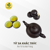  Ấm Tử Sa Khắc Trúc - Bộ ấm cao cấp của Thuận Trà Thái Nguyên 