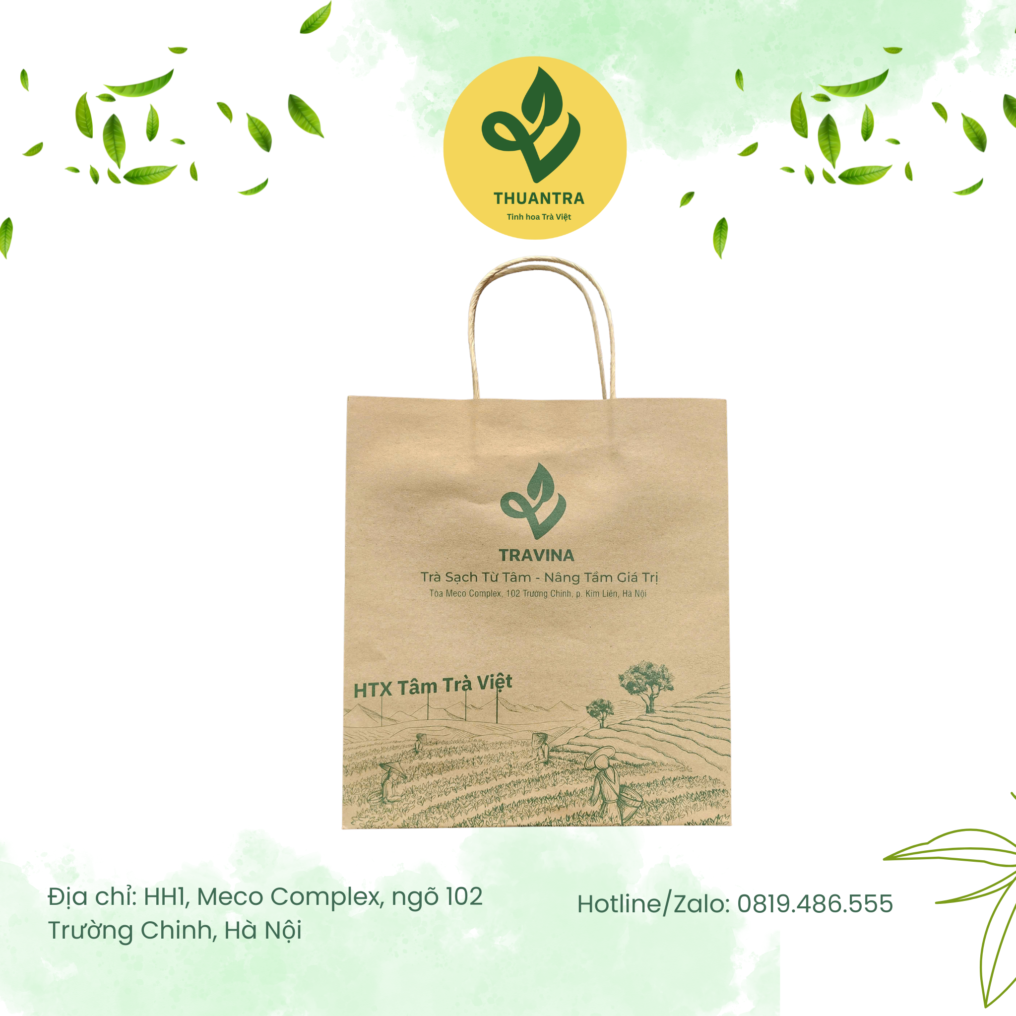  Túi giấy Travina - Túi đựng quà kraft 