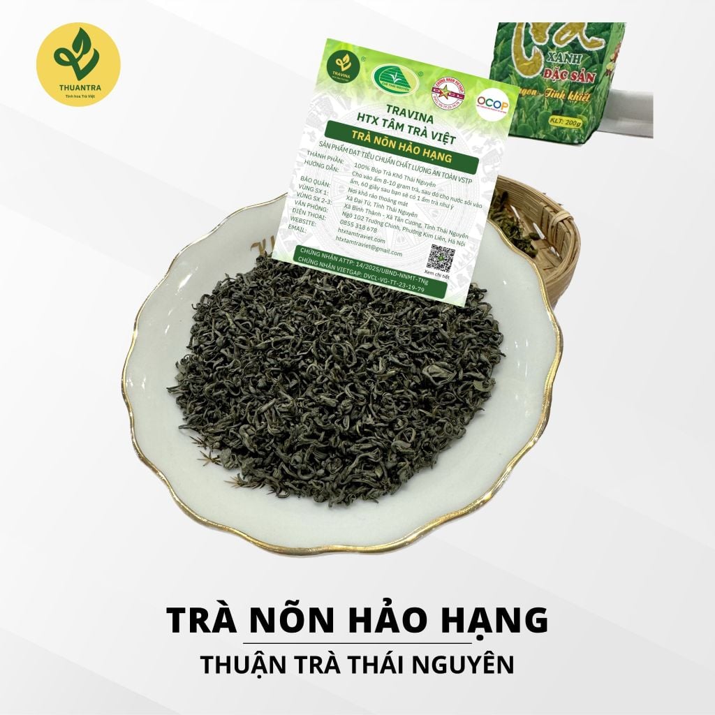  Trà Nõn Tôm Hảo Hạng Thái Nguyên – Búp Nõn Hái Tay, Hương Cốm Rõ 