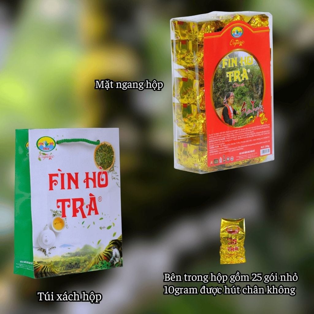  Trà Xanh Shan Tuyết Đậm Vị – 25 Gói Hút Chân Không 10g 