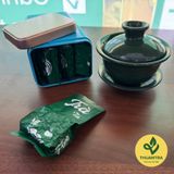  Tâm Trà Nguyên Hương- Travina - Set quà tặng cao cấp 240G Trà Nõn Tôm Cánh Hạc Đạt Tiêu Chuẩn VietGap, ISO 