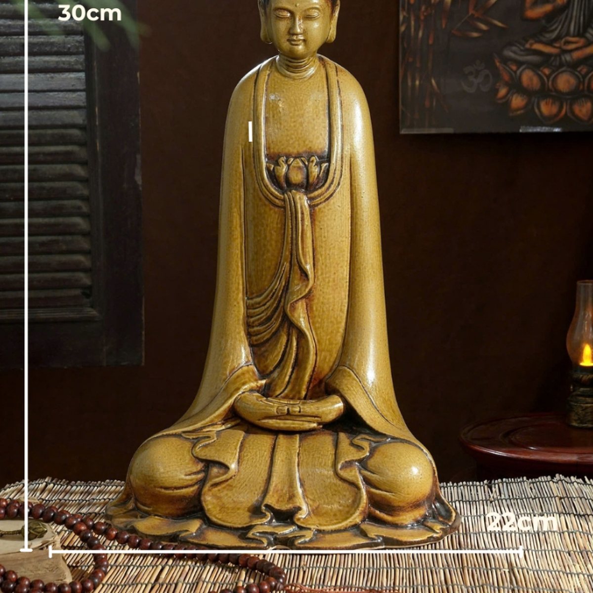 Tượng Phật An Nhiên cao 30cm