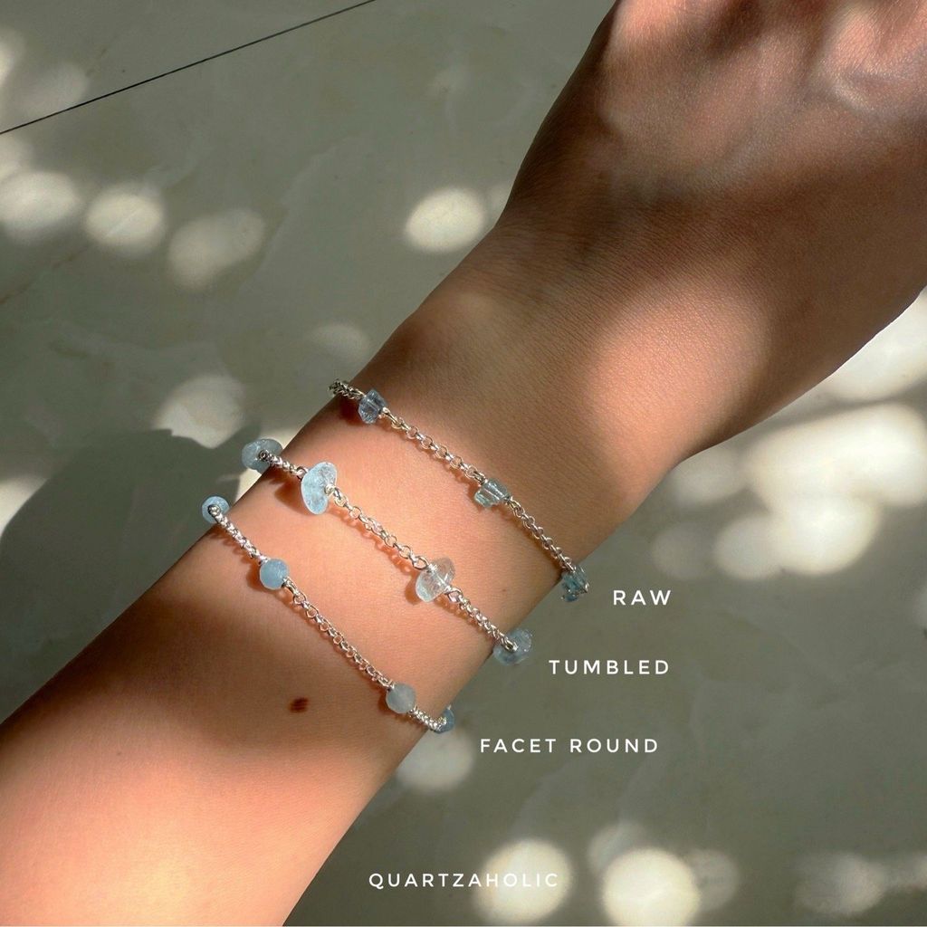 Vòng Tay Pure Aquamarine