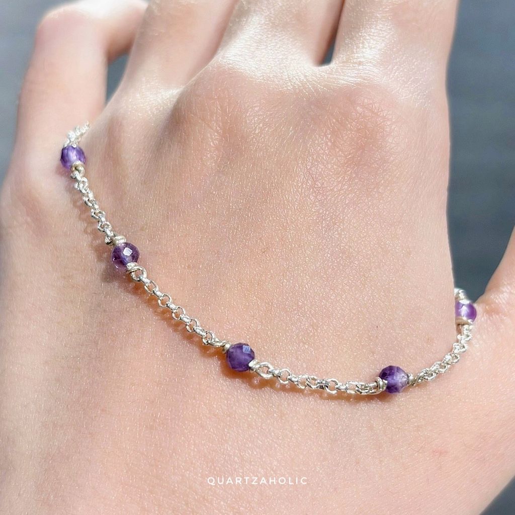 Vòng Tay Pure Amethyst