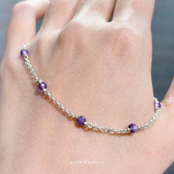  Vòng Tay Pure Amethyst 