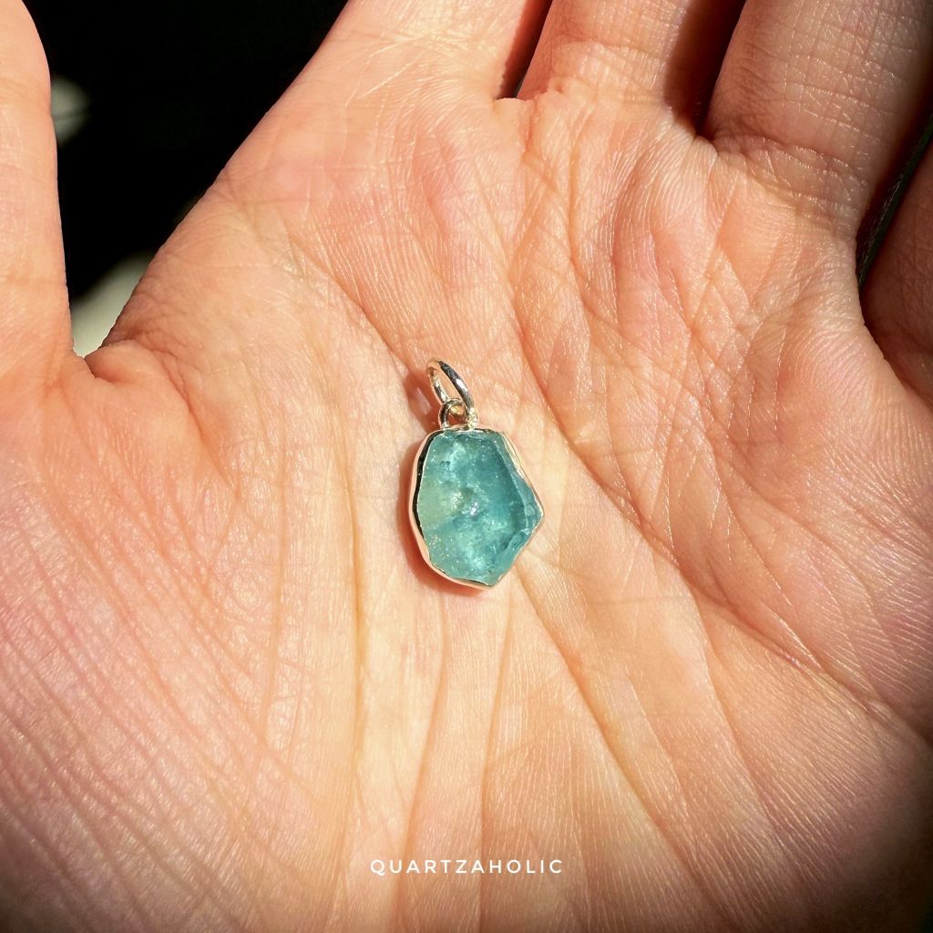 Mặt Dây Freeset Aquamarine