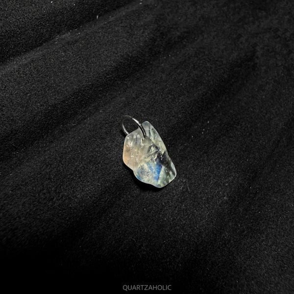  Mặt Dây Tumbled Rainbow Moonstone 