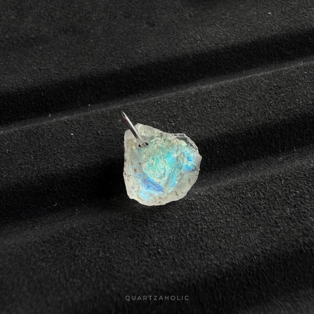 Mặt Dây Basic Rainbow Moonstone