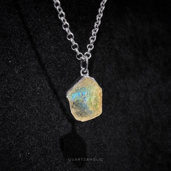  Mặt dây chuyền Freeset Raw Moonstone 