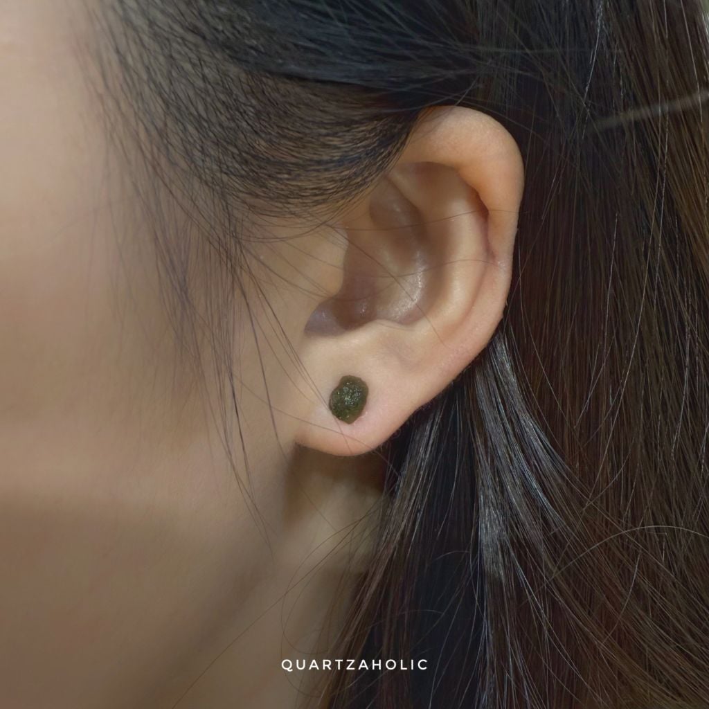 Bông Tai Basic Moldavite