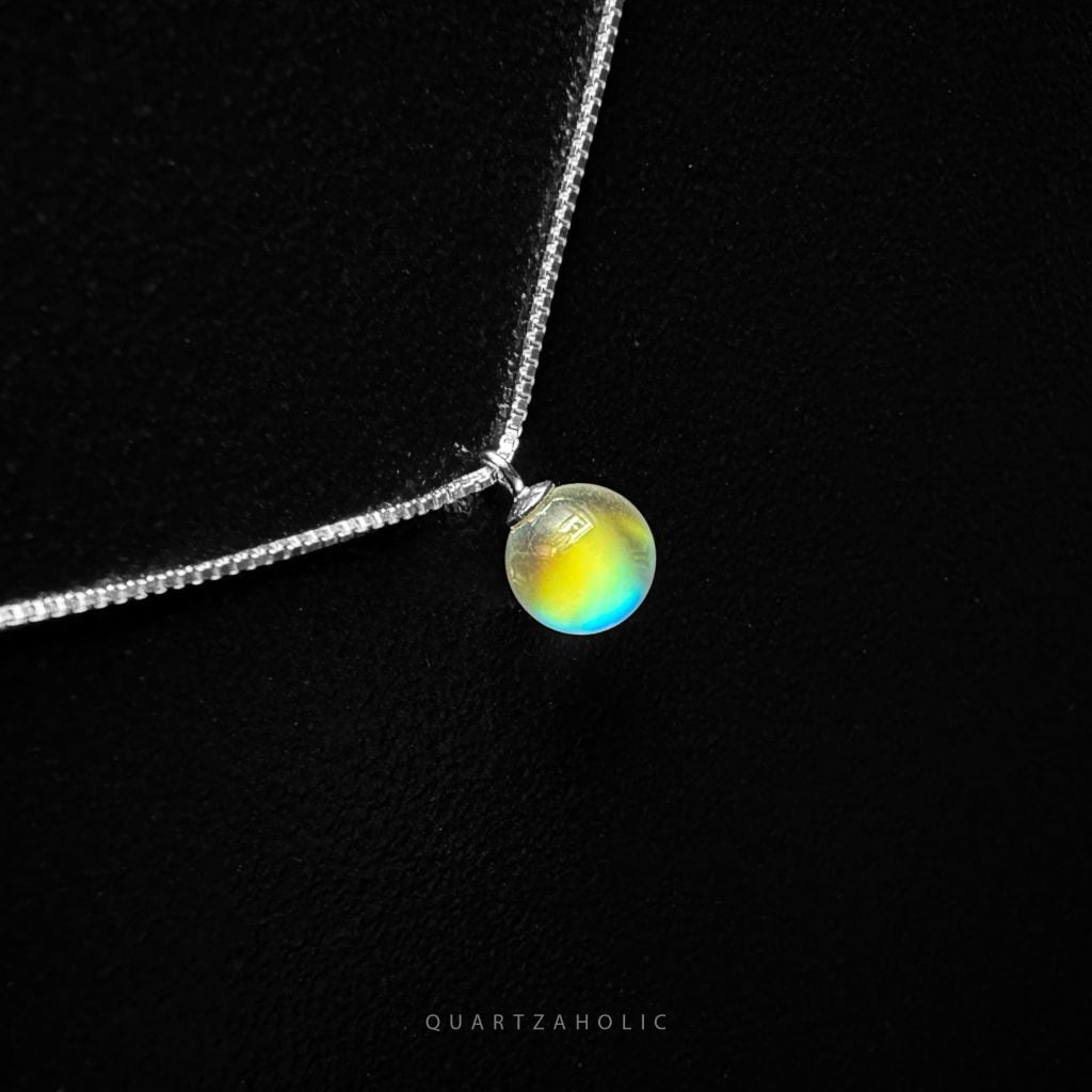 Dây Chuyền Rainbow Moonstone