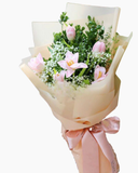  Bó Hoa Tulip Hồng - HBD63 - Điện hoa 