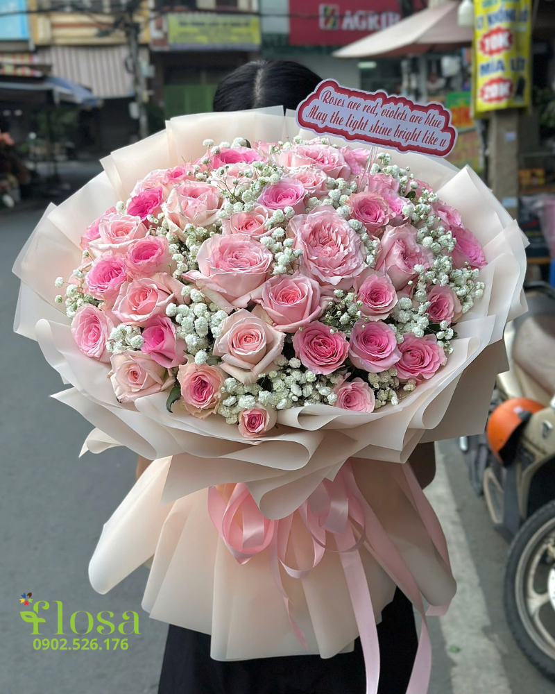  Bó Hoa Trân Trọng - HBD327 