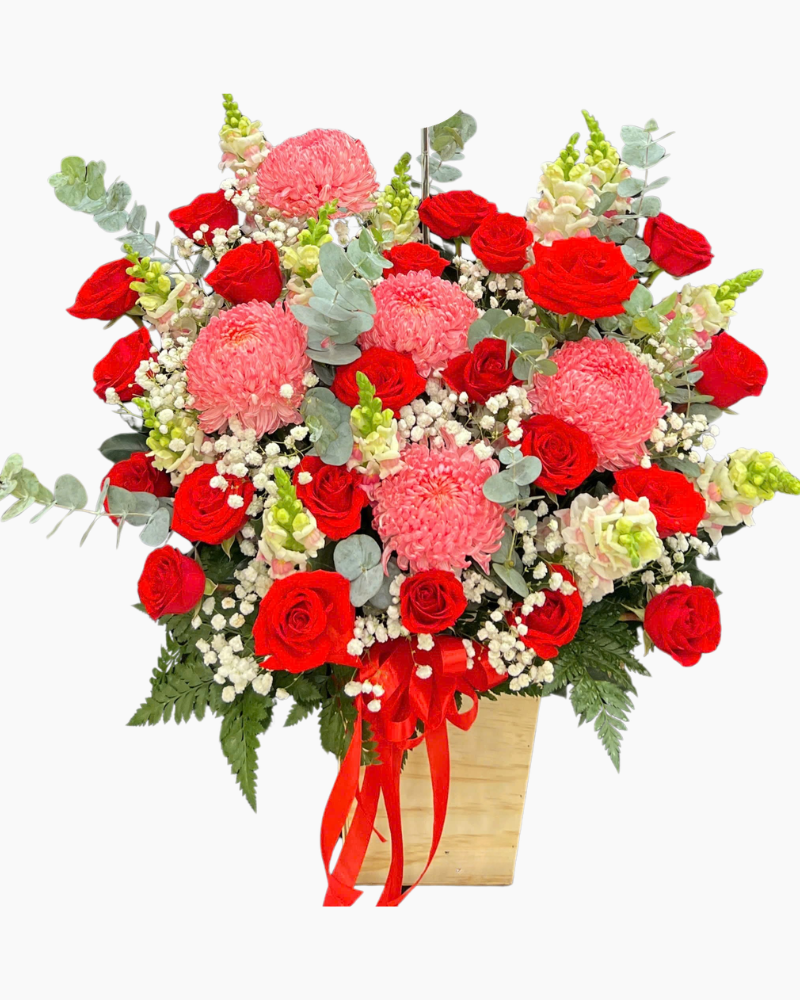  Hộp Hoa Đỏ Nồng - HH160 