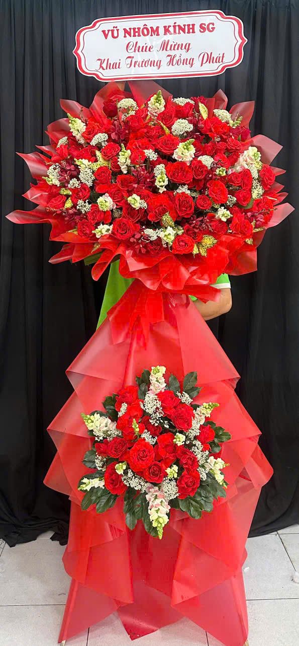  Kệ Hoa Đỏ Say - HCM129 