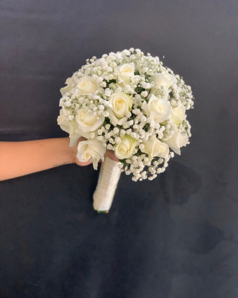  Bó Hoa Cưới Cầm tay Giây Phút Thiêng Liêng - HC27 