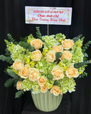  Hoa Hộp Hồng Cam-HH73 