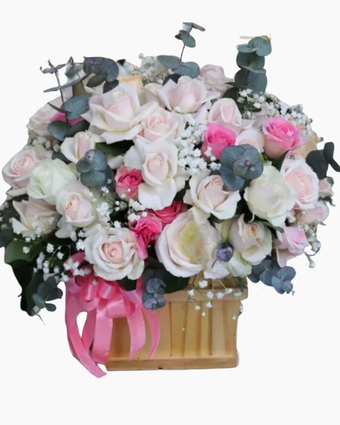 Mẫu Bó Hoa Bằng Tiền 500k Đẹp, Sang Chảnh Nhất: Hạnh Phúc - HCH51