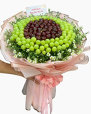 Bó Cherry Mix Nho Xanh - TC28 - Hoa 20/10 