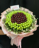  Bó Cherry Mix Nho Xanh - TC28 - Hoa 20/10 