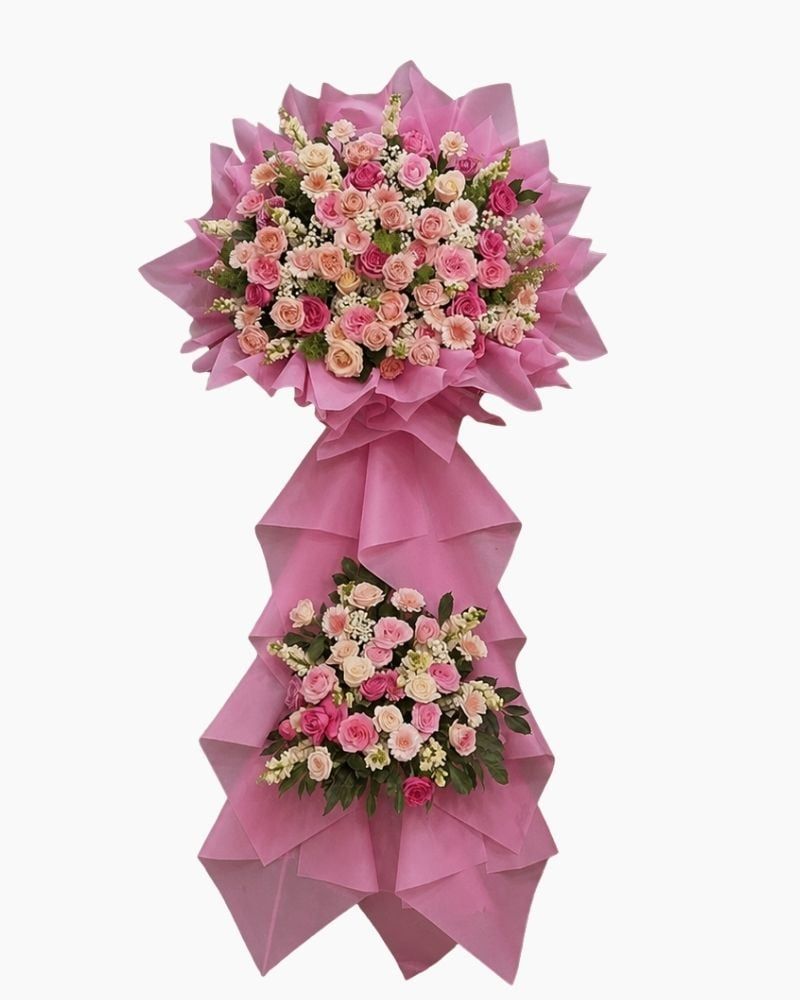  Kệ Hoa Xuân Hồng Kiêu Sa - HCM156 