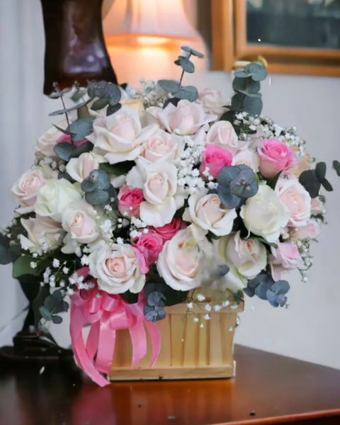 Mẫu Bó Hoa Bằng Tiền 500k Đẹp, Sang Chảnh Nhất: Hạnh Phúc - HCH51