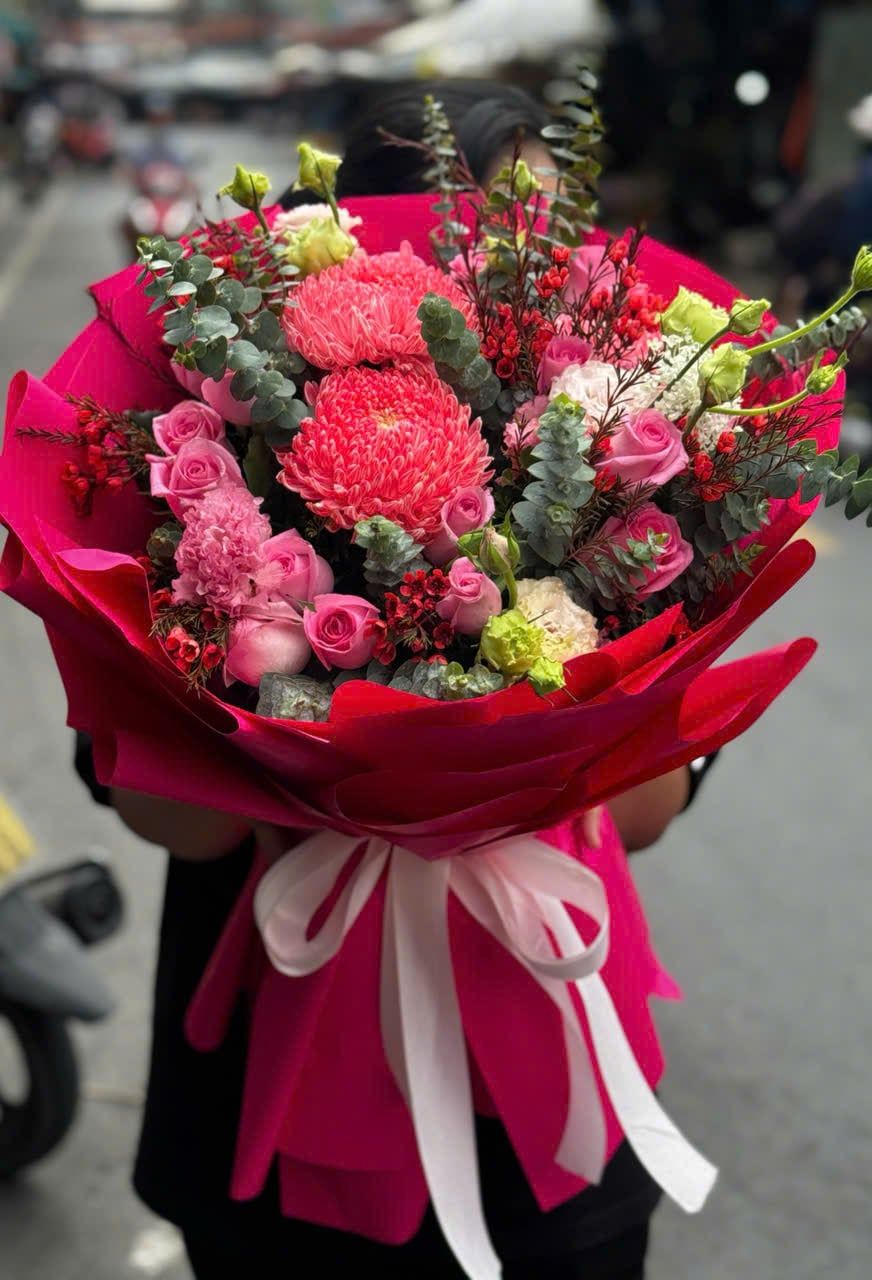  Bó Hoa Tình Nồng  - HBT121 