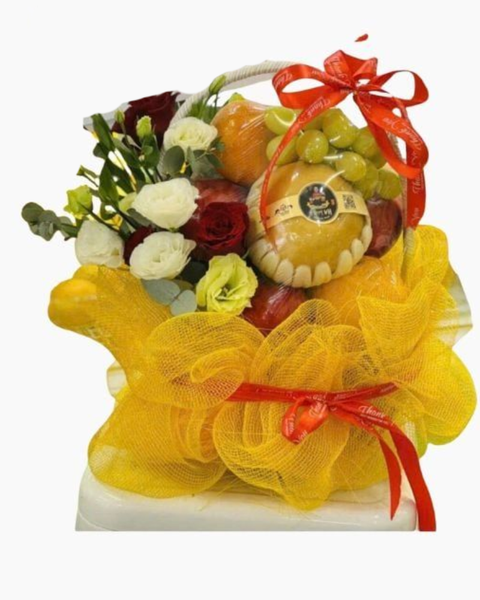Hoa Hồng: Giỏ Trái Cây Tặng Người Thân - GTC142