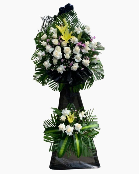 Hoa Tang Lễ Đà Nẵng: Vĩnh Biệt - HTLDN03 - Vòng Hoa Tang Lễ