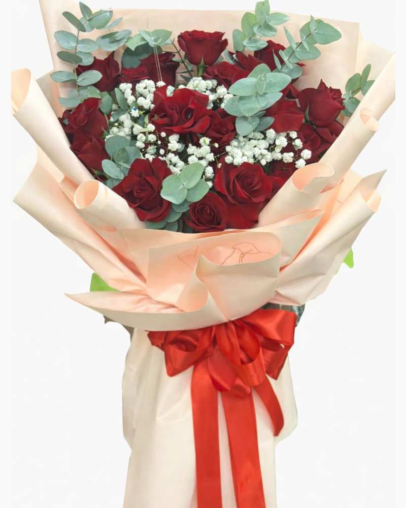  Bó Hồng Đỏ Ecudor- HBD324 