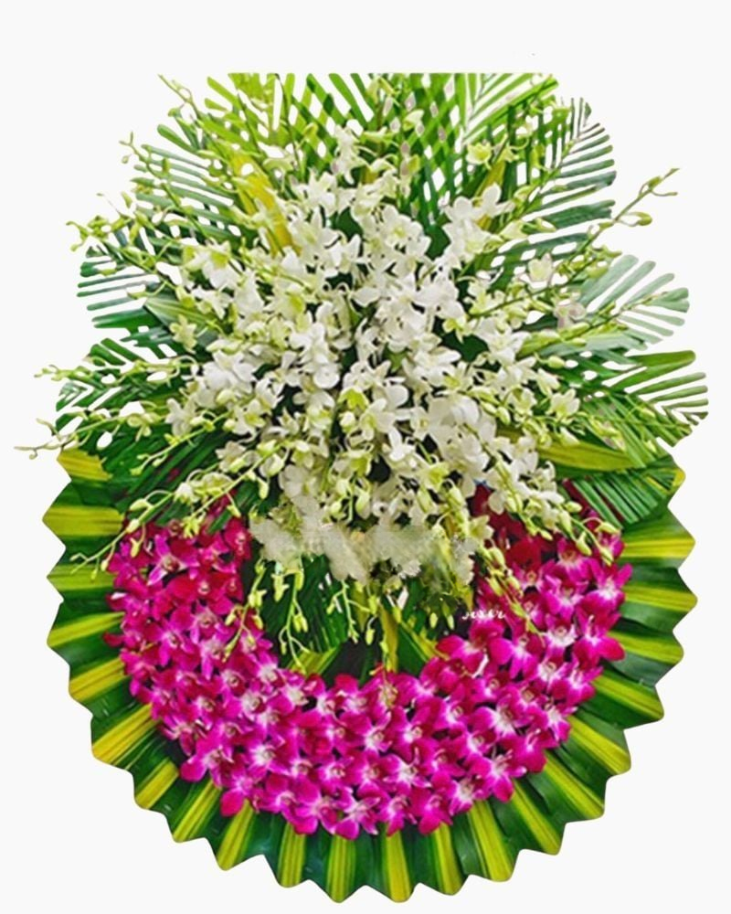  Chia Xa - HTL65 - Vòng Hoa Tang Lễ 