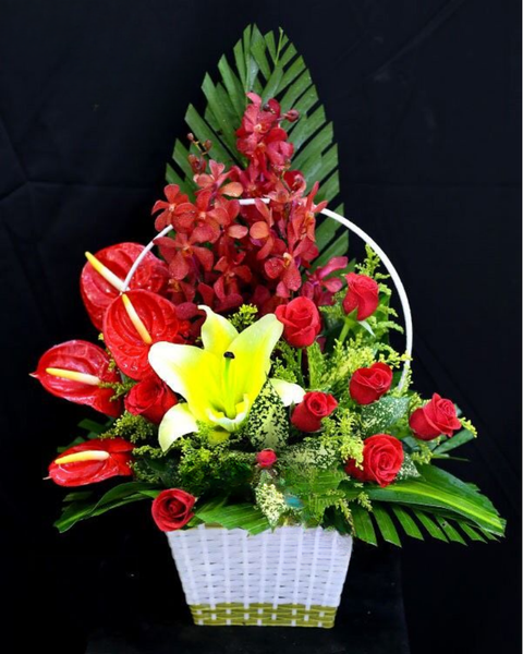 : Giỏ Hoa Mini Thanh Âm - HG10 - Hoa Tươi