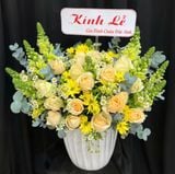  Hộp Hoa Hồng Bơ- HH138 