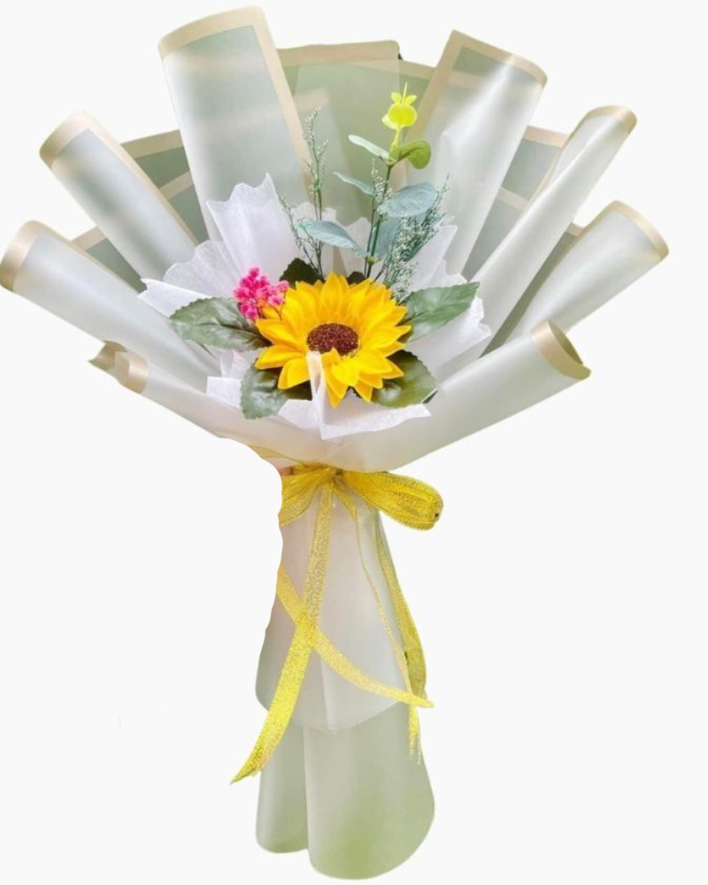  Lung Linh - HST16 - Bó Hướng Dương Sáp Thơm 01 Hoa Đẹp 