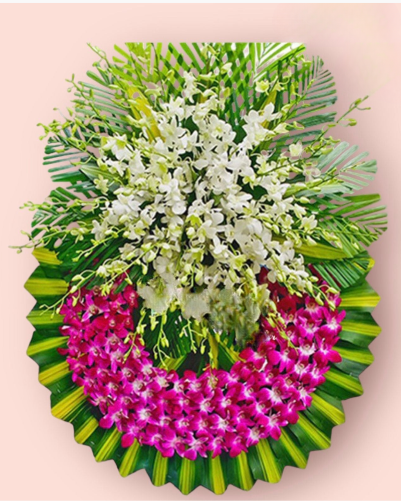  Chia Xa - HTL65 - Vòng Hoa Tang Lễ 