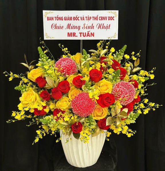 Mẫu Hộp Hoa Tươi Cao Cấp, Sang Trọng - Hoa Hồng Cắm Hộp Đẹp Nhất: Hộp Hoa Nồng Nàn- HH139