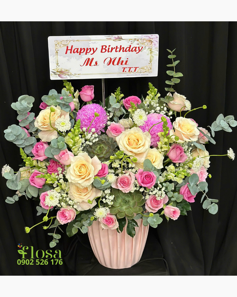  Hộp Hoa Hồng Phối-HH76 