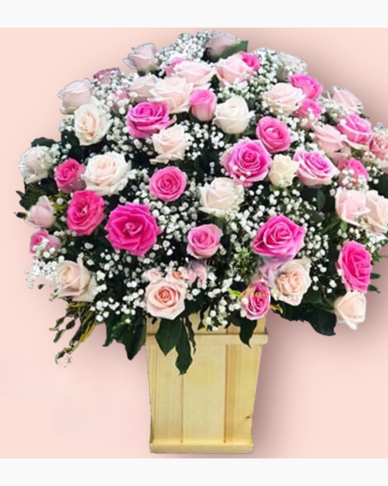  Hộp Hoa Xinh Xinh - HCH67 - Hoa Tặng Thầy Cô Ý Nghĩa 20/11 