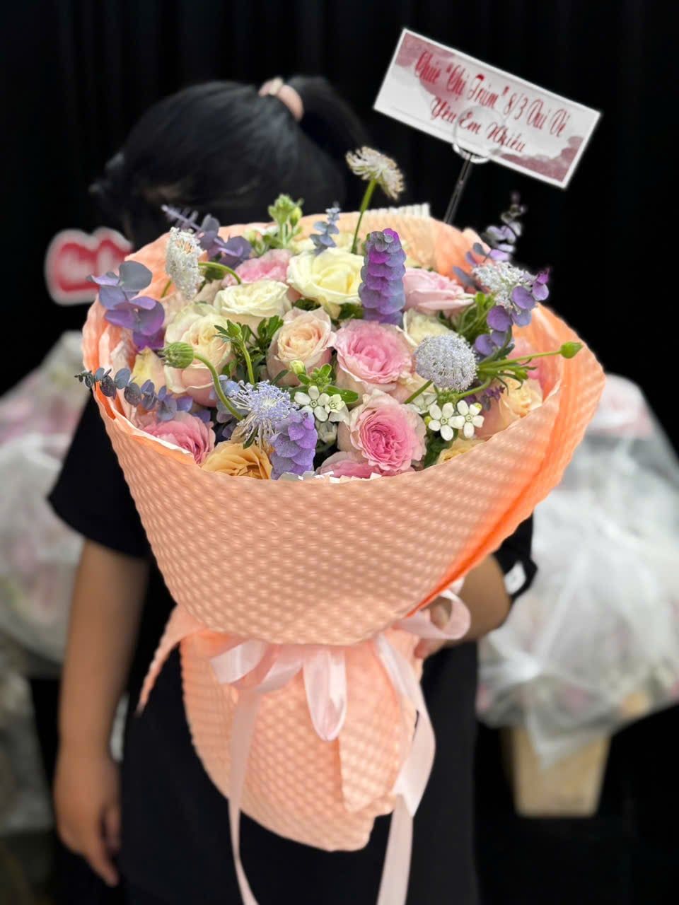  Bó Hoa Tình Thắm  - HBT124 