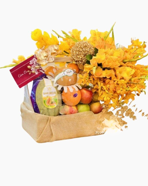 Mẫu Hoa Tươi Đẹp Được Nhiều Người Yêu Thích Nhất: Giỏ Hoa Quả Dâng Lễ - GTC137 - Hoa Tươi