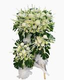  Vòng Hoa Bạch Ngọc Tưởng Niệm - HTL207 