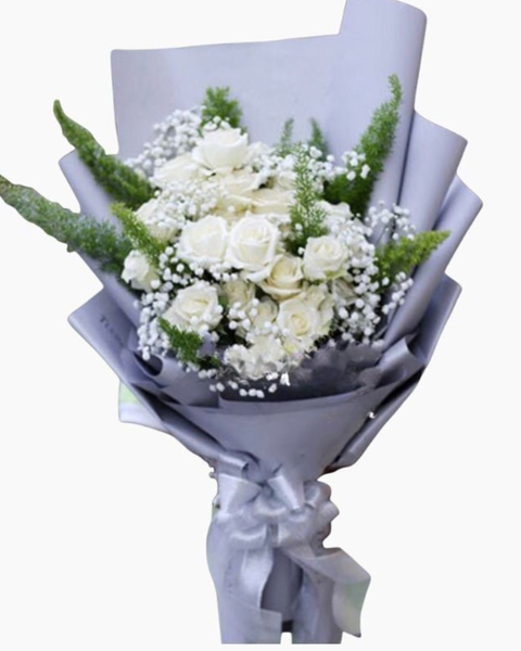 Mẫu Hoa Tươi Đẹp Được Nhiều Người Yêu Thích Nhất: Bó Hoa Tươi Viếng Cô Sáu - GHV11