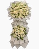  Vòng Hoa Bạch Cúc Tưởng Niệm - HTL204 